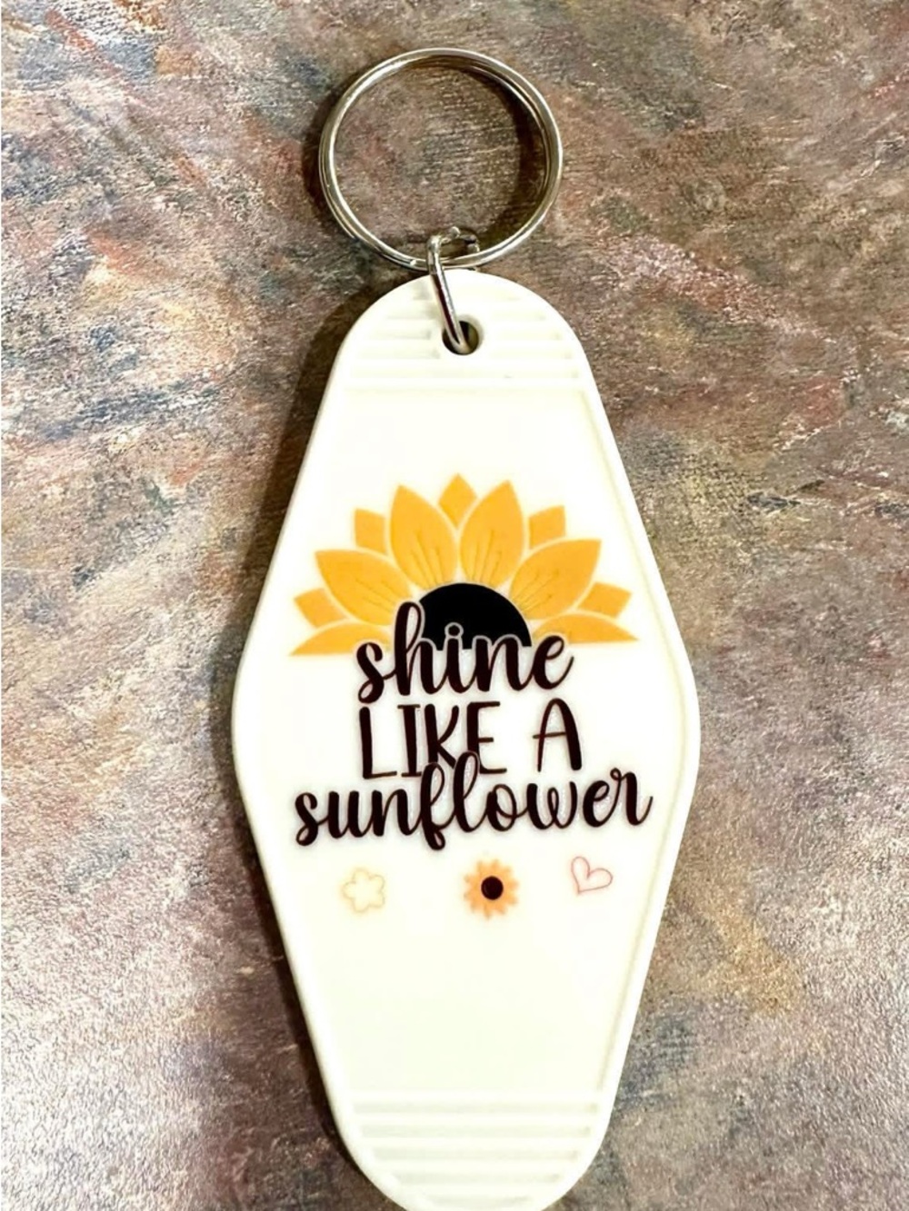 Motel Vintage Keychain-Shine Like a Sunflower